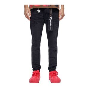 Valabasas Skinny Fit Jeans Collage Mens Grey VLBS-VJ1-1011